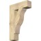 Ekena Millwork Funston Block Rough Sawn Bracket, Douglas Fir, 6"W x 22"D x 34"H BKT06X22X34FST05RDF - alternate 1